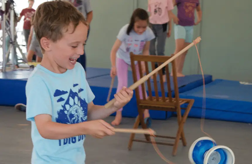 Circus Camp Tiny Tent for ages 5 and 6